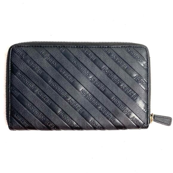 Betsey Johnson Black Faux Vegan Leather Wallet - Picture 2 of 8
